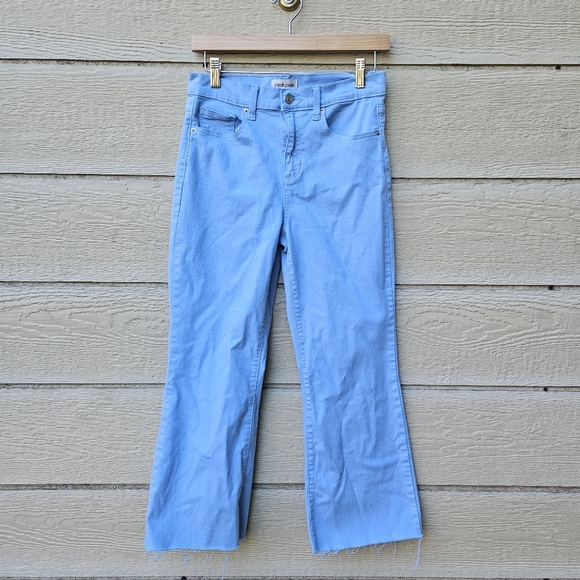sneak peek light blue cropped raw hem pants size 5/27 - Picture 1 of 6